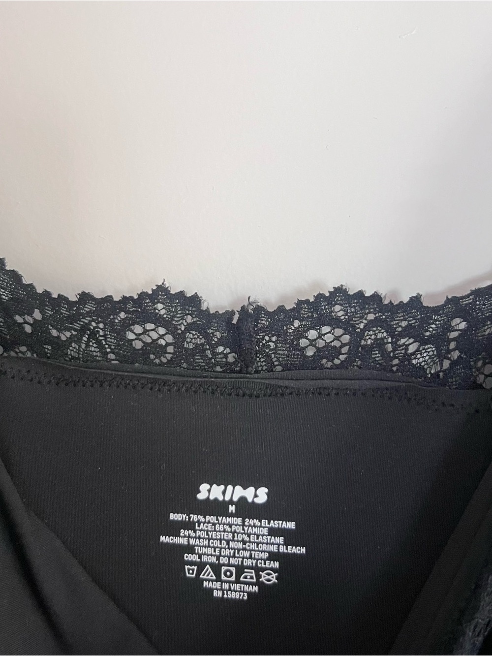 Skims Fits Everybody Lace Long Slip Dress - Picture 9 of 9